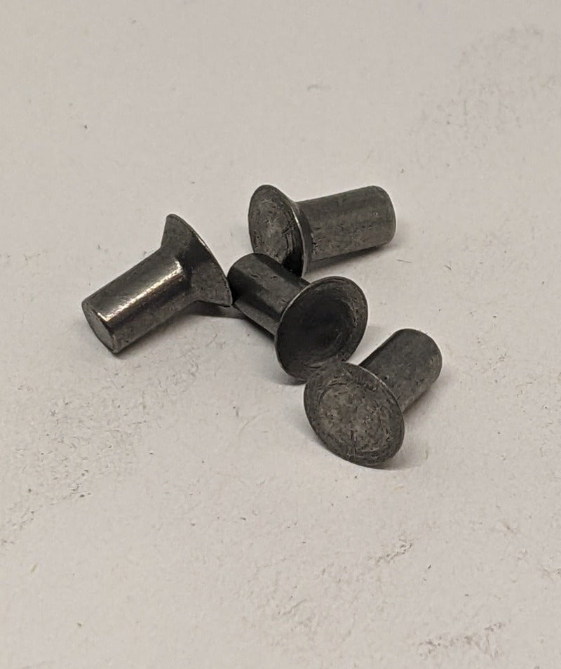 1/8" x 1/4" Flat Countersunk Head Steel Rivet Blacksmith Bolt & Rivet