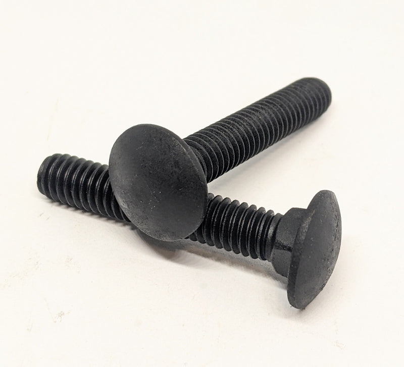 5/16"-18 x 5" Carriage Bolts, Stainless, Black Oxide