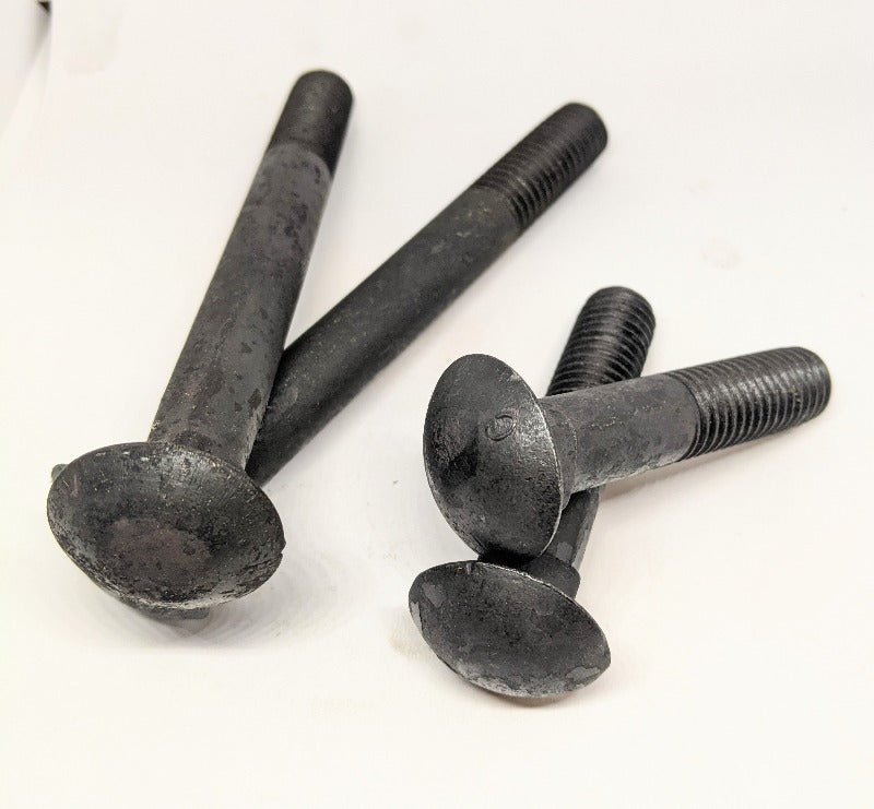 5/8"-11 x 3" Traditional Carriage Bolts, Black Oxide