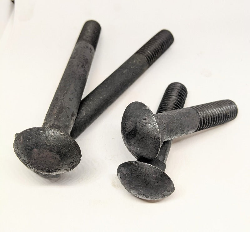 5/8"11 x 51/2" Traditional Carriage Bolts, Black Oxide Blacksmith