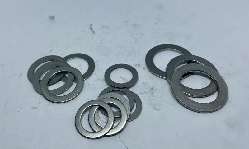 3/4" Rub Washers, Stainless Steel