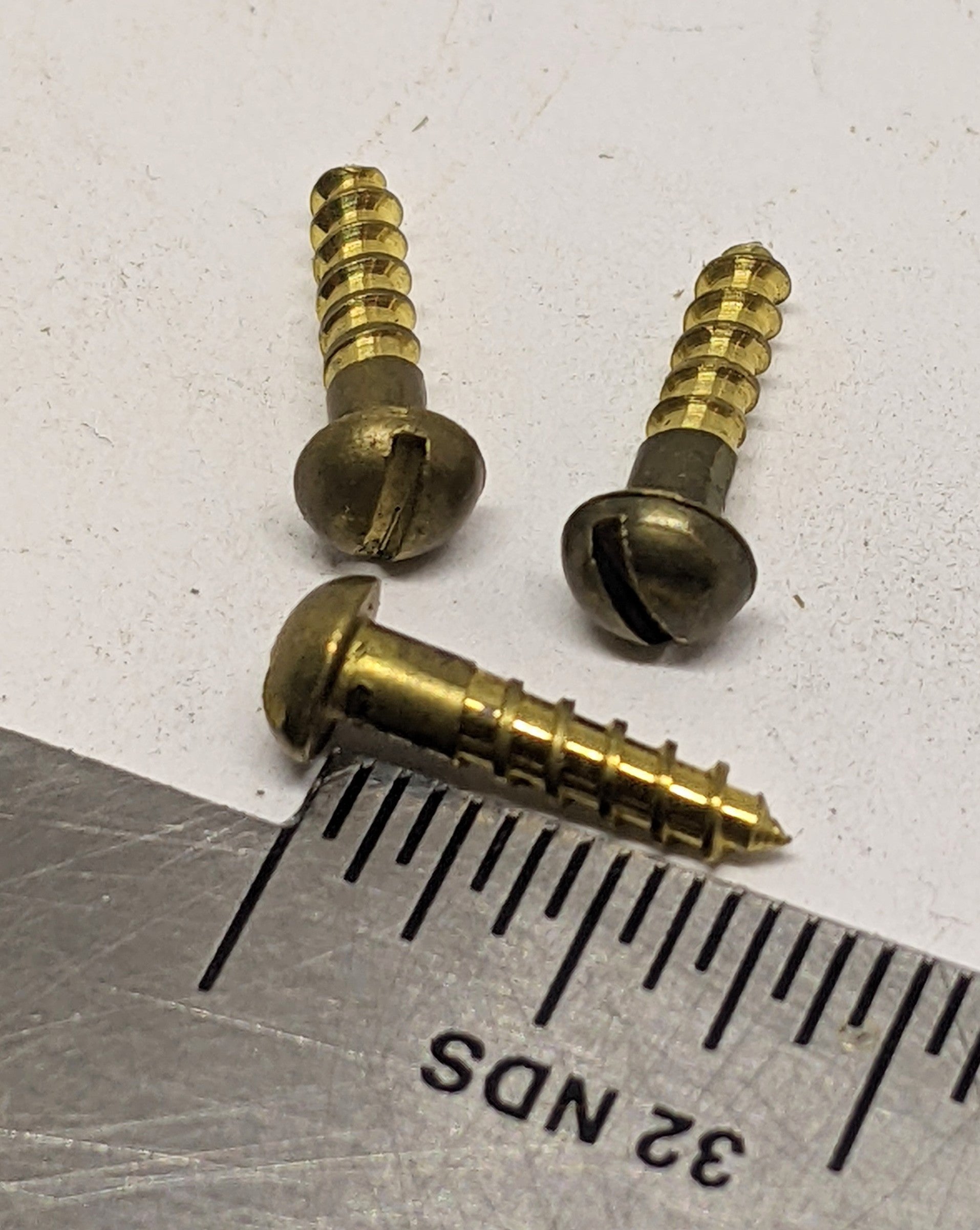 2 X 3 8 Srh Wood Screws Brass Blacksmith Bolt And Rivet Supply