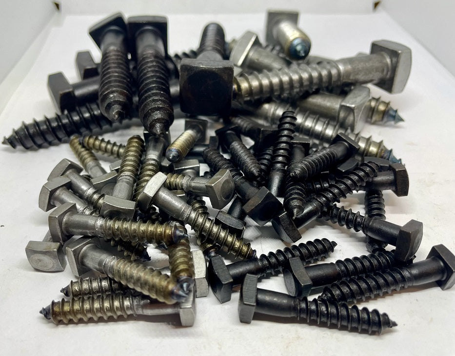 1/2" Square Head Lag Bolts Blacksmith Bolt & Rivet Supply