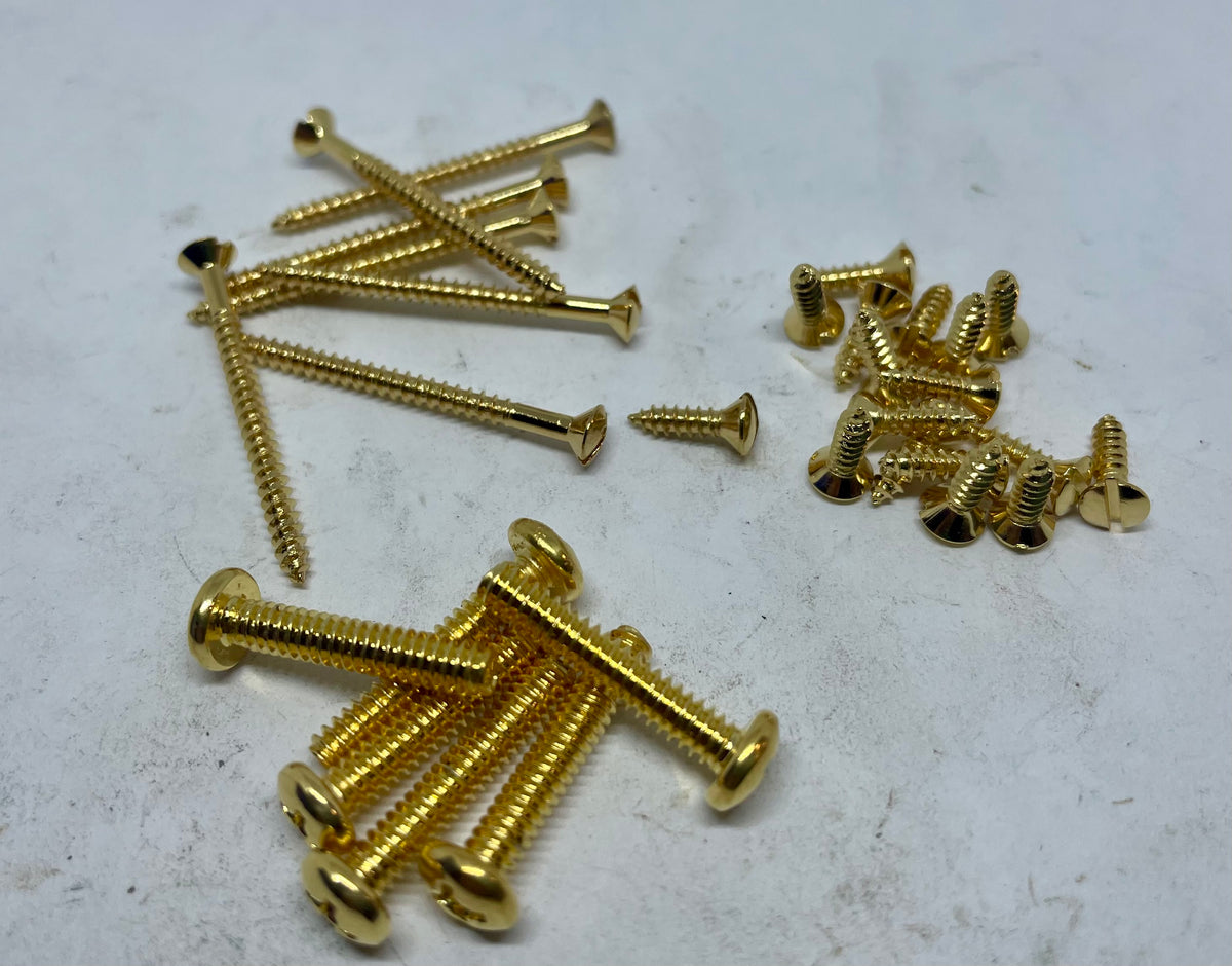 Gold Rack Screws Gold Plated Screws – Blacksmith Bolt & Rivet Supply