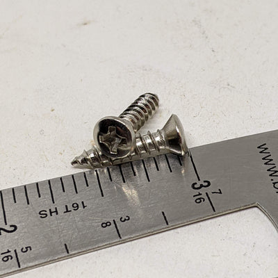 #5 x 5/8" POH Sheetmetal Screws, Nickel plated