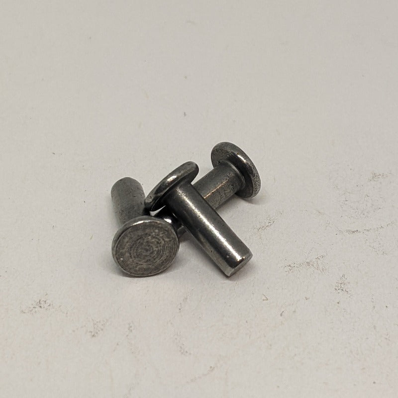 1/8" x 3/8" Flat Head Steel Rivet Blacksmith Bolt & Rivet Supply
