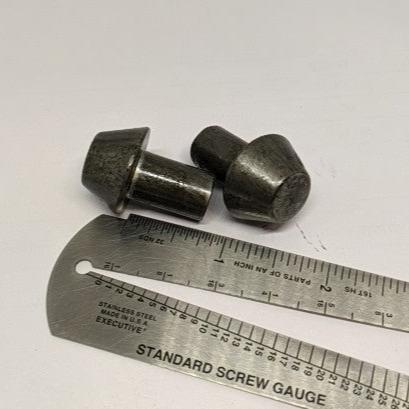 1/2" X 3/4" Cone Head Steel Rivets