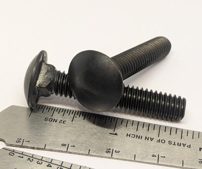 5/16"-18 x 1-3/4" Traditional Carriage Bolts, Full Thread, Black Oxide