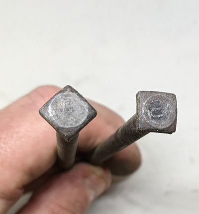 1/4"-20 x 6" Square Head Machine Bolt, Black Oxide