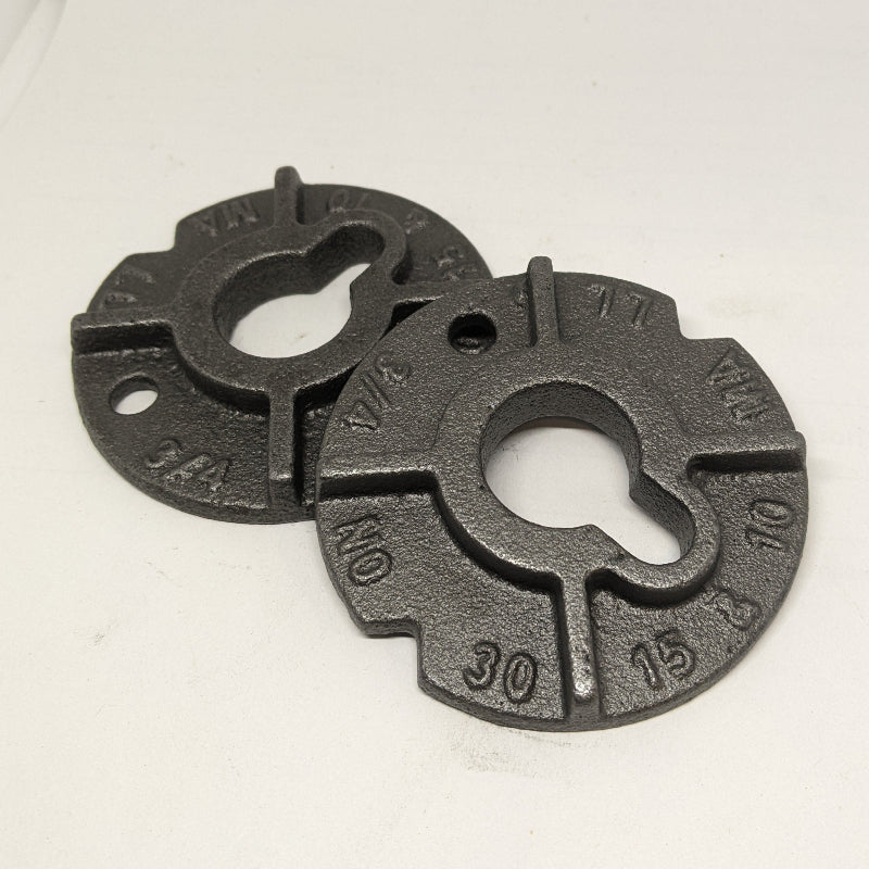 3/4" x 3" Malleable Iron Washers, Plain