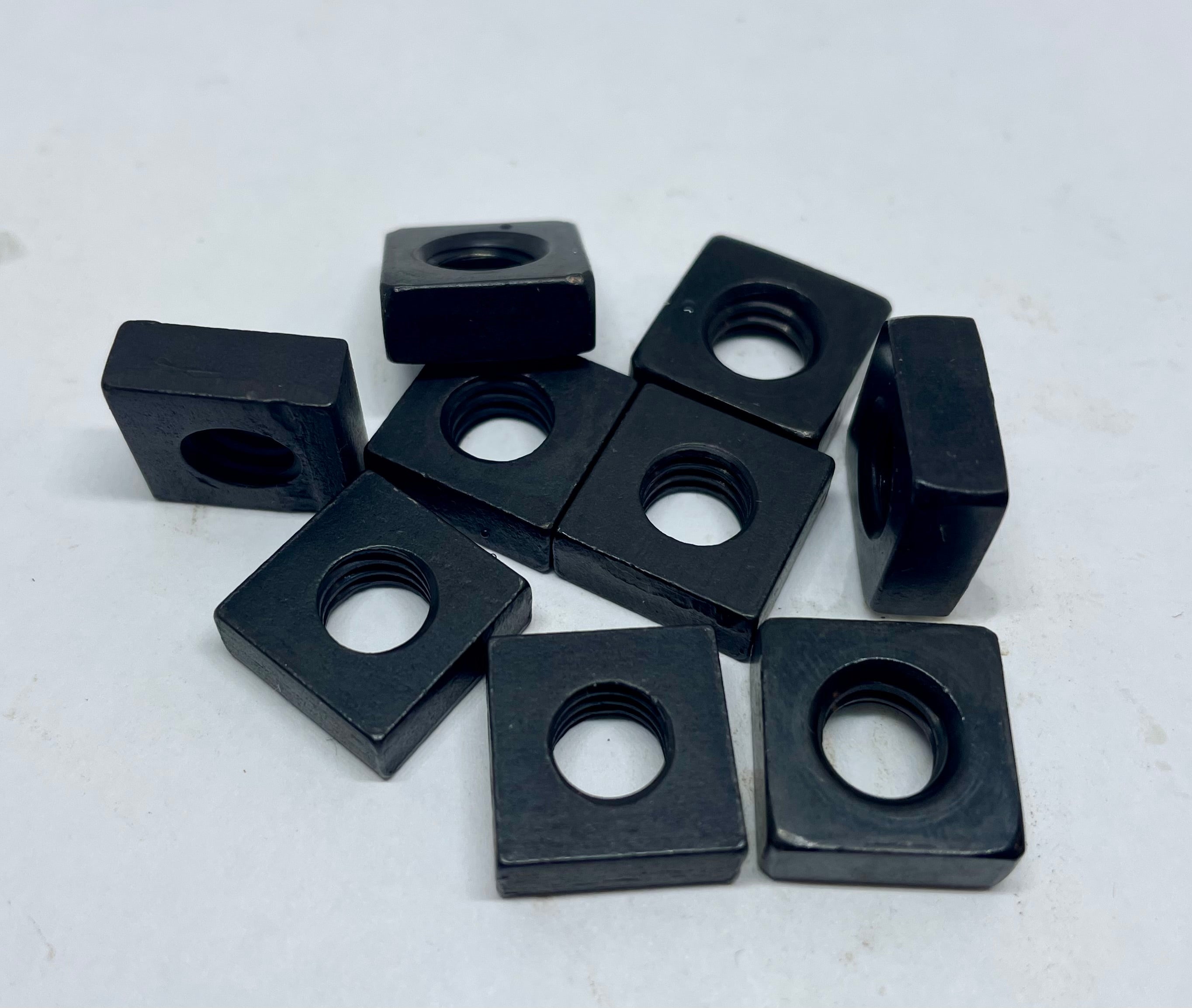 Machine Srew #10-24 Square Machine Screw Nuts, Black Oxide – Blacksmith Bolt & Rivet ...