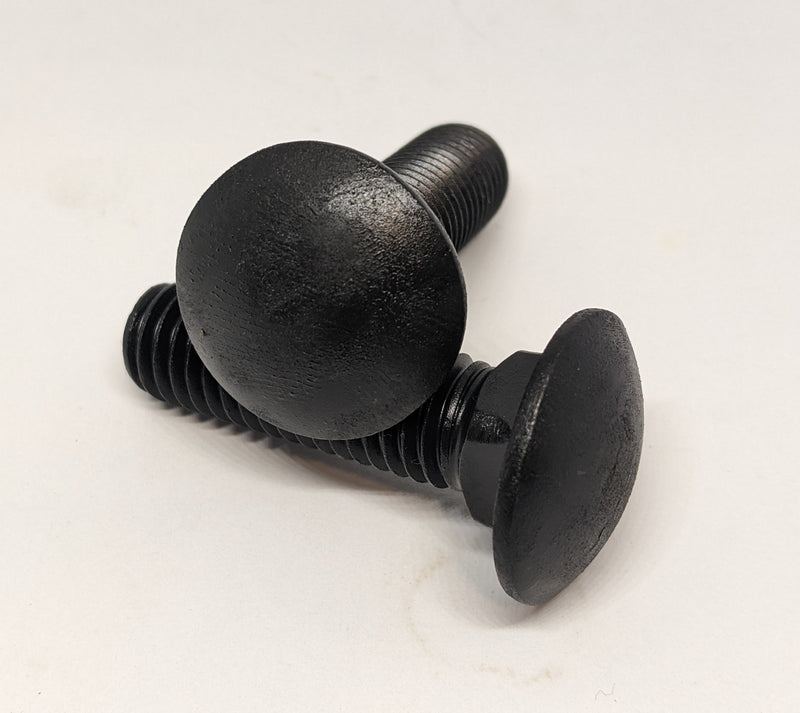 1/2"-13 x 1-3/4" Carriage Bolts, Stainless, Black Oxide